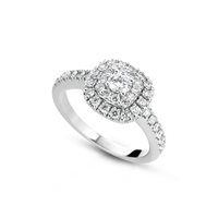 Ring Buonocore Woman in White Gold Diamante 0.91 Ct 732A01DW - 732A01DW